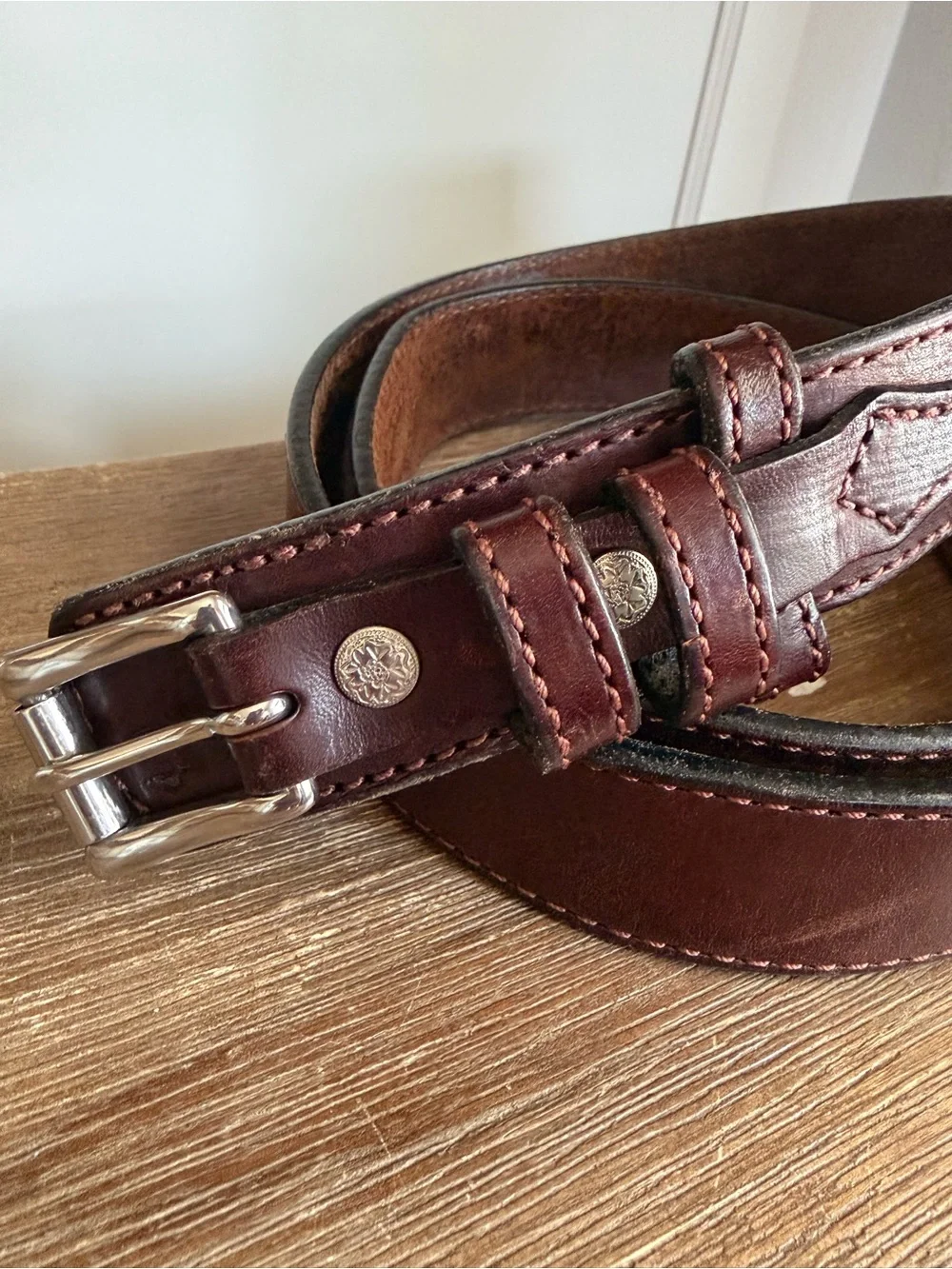 HANKS “THE RANGER” 1.5” Leather Belt / Ms-Sz 40